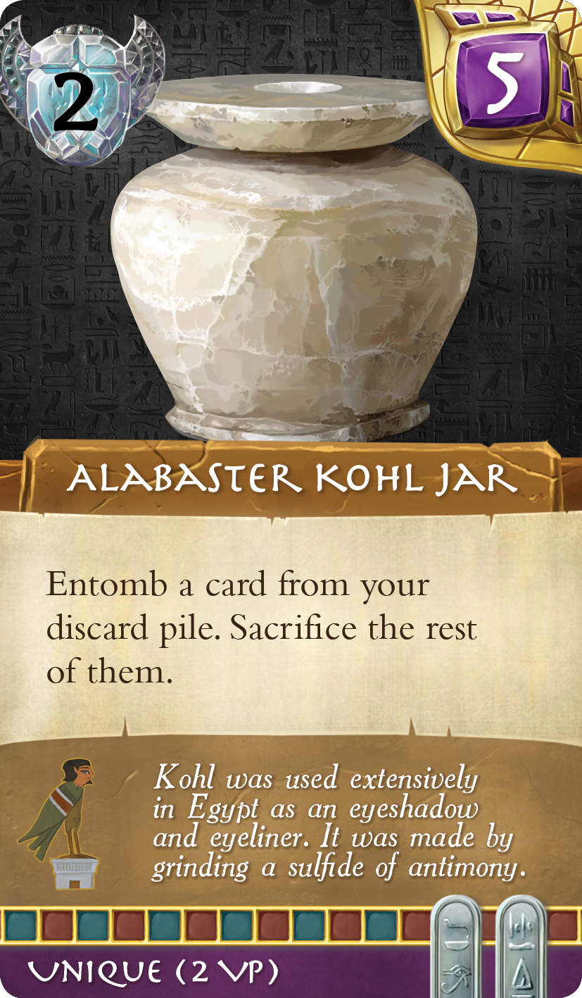 Alabaster Kohl Jar