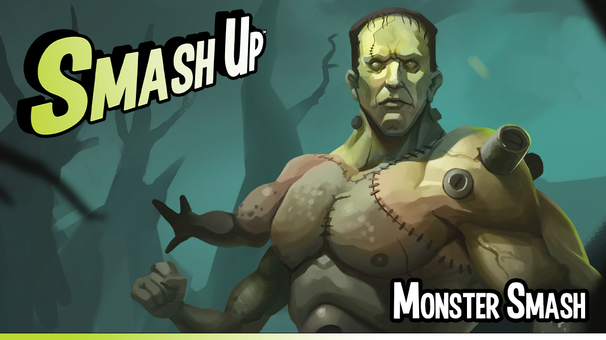 Smash Up Monster Smash featuring one card art