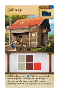 Joinery promo card for Tiny Towns