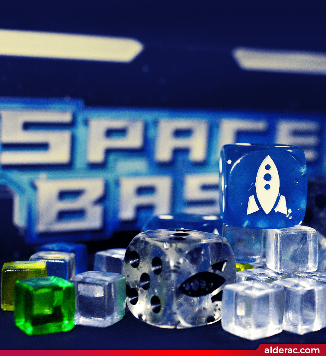 Space Base box and game components