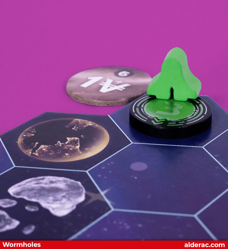 Wormholes game components