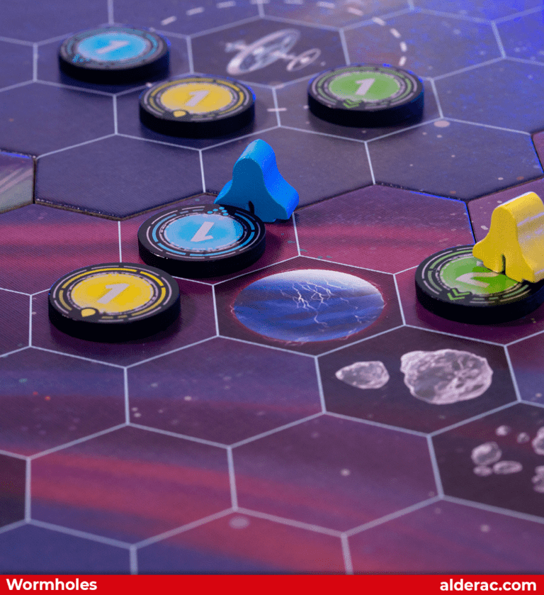 Wormholes game components