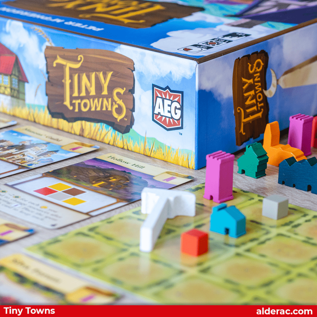 Tiny Towns game components