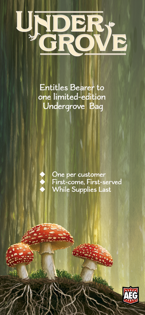 Gen Con Undergrove Bag Certificate