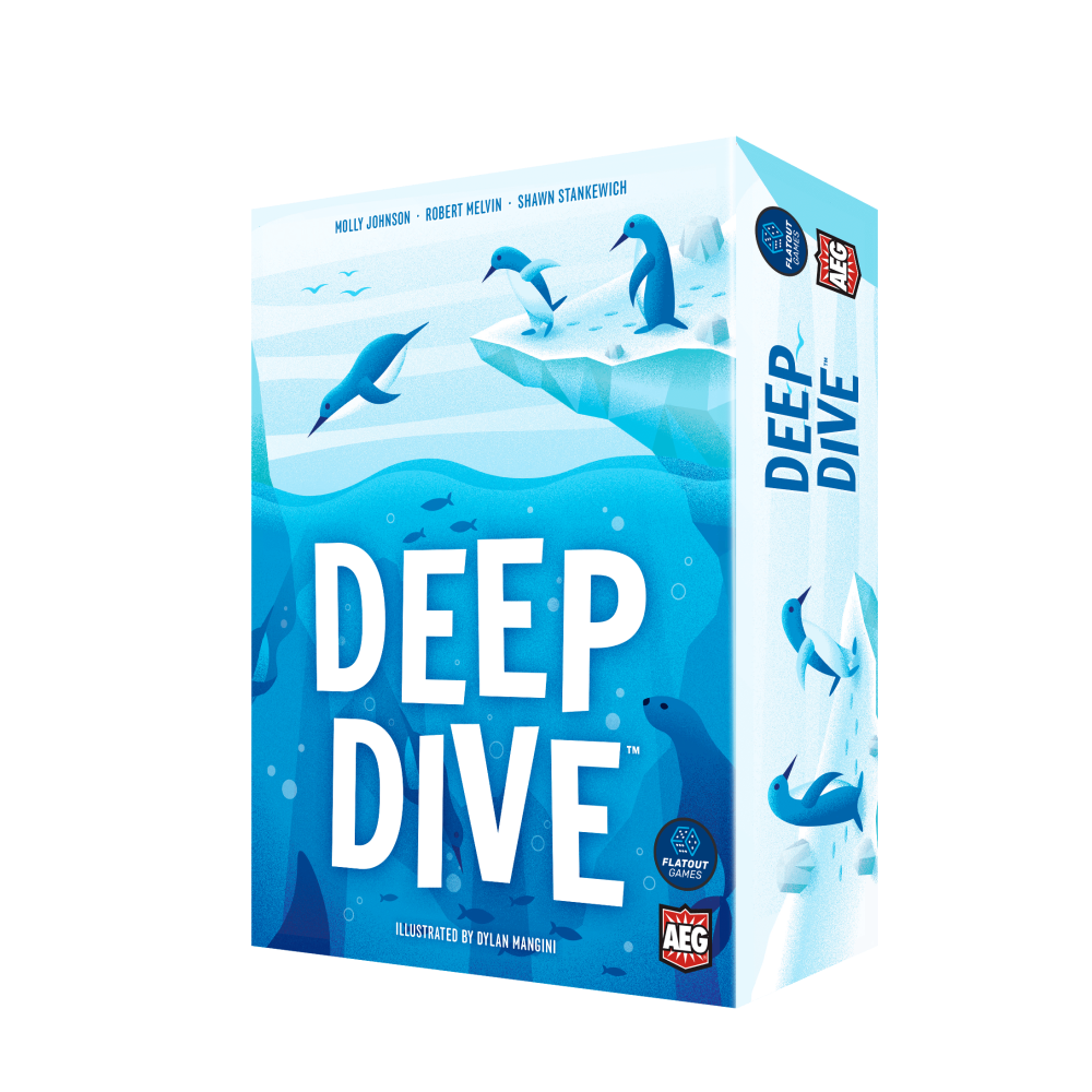 Deep Dive game box from an angle